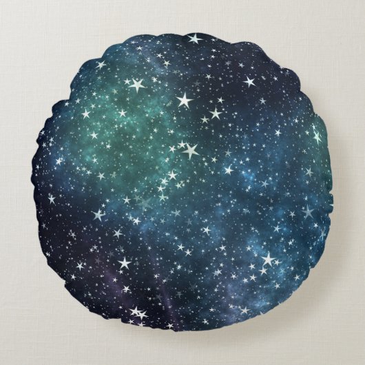 星に満ちた夜 ラウンドクッション (正面)