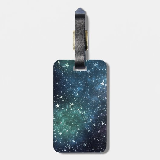 星に満ちた夜 ラゲッジタグ (裏面縦)