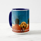 『星に行く』15ozコーヒーマグ マグカップ (正面左)