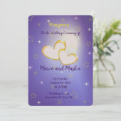 星に誓うウェディング・招待状 招待状 (スタンド正面)