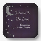 星に誓う ブライダルシャワー ペーパープレート (正面)