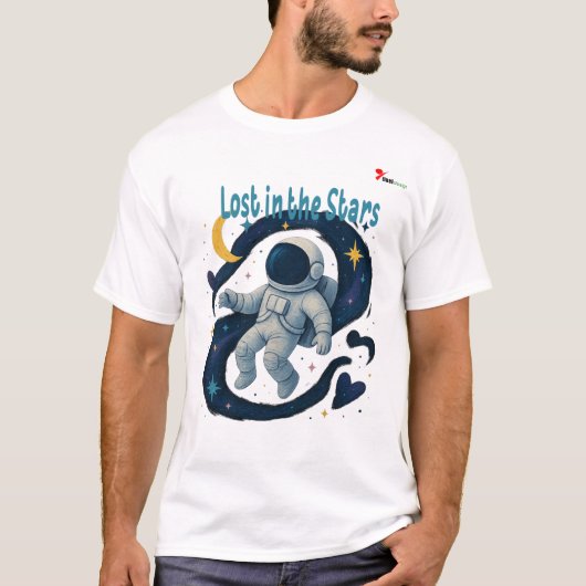 星に迷い込んで Tシャツ (正面)