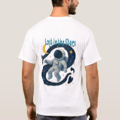 星に迷い込んで Tシャツ (裏面)