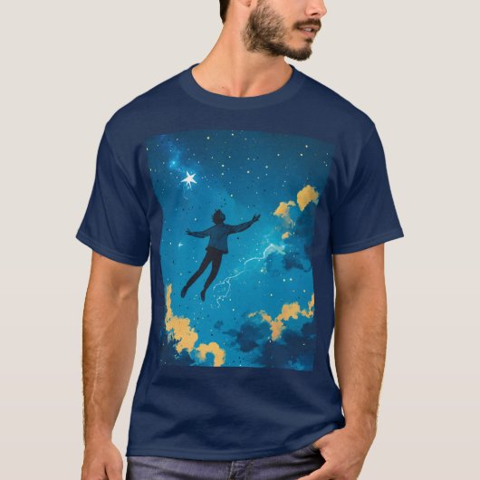 星に達する Tシャツ (正面)