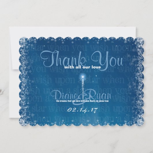 星に願いを サンクスカード サンキューカード (正面)