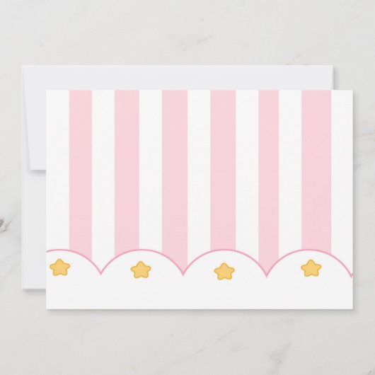 星に願いを 招待状 (裏面)