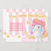 星に願いを 招待状 (正面/裏面)