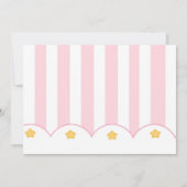 星に願い事をする 招待状 (裏面)