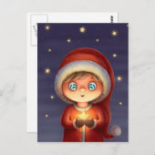 星に願い事 ポストカード (正面/裏面)