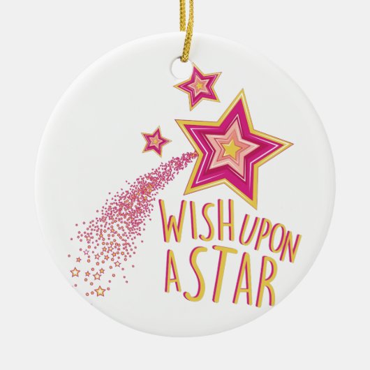 星に願い セラミックオーナメント (正面)