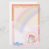 星に願い 便箋 (正面/裏面)