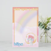 星に願い 便箋 (スタンド正面)