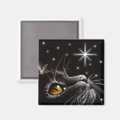 星に願い – 四角い磁石 マグネット (正面/裏面)