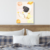 星のあなた - ぬりえ壁飾り キャンバスプリント (インサイチュ (寝室))