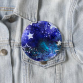 星のある宇宙の背景 缶バッジ (インサイチュ)