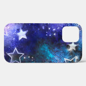 星のある宇宙の背景 Case-Mate iPhoneケース (裏面 (横))