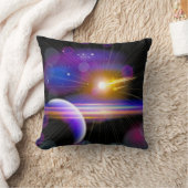 星のある惑星銀河系 クッション (ブランケット)