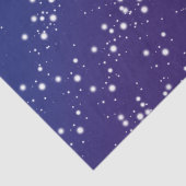 星のある星の紫と青の夜空 薄葉紙 (詳細)