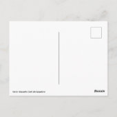 星のある空のうさぎ ポストカード (裏面)