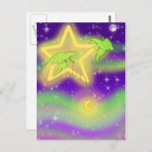星のためのフィージング ポストカード (正面/裏面)