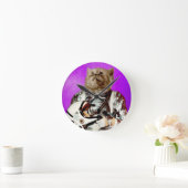 星のための範囲 ラウンド壁時計 (ホーム)