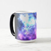 星のための範囲! 銀河系のコーヒー・マグ モーフィングマグカップ (正面左)