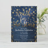 星のための青い金ゴールドリーチ天空の卒業 招待状 (スタンド正面)