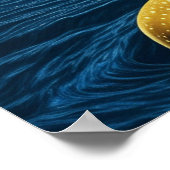 星のめい想下の女 ポスター (角)