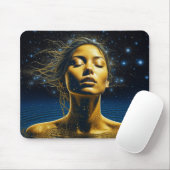 星のめい想下の女 マウスパッド (マウス)