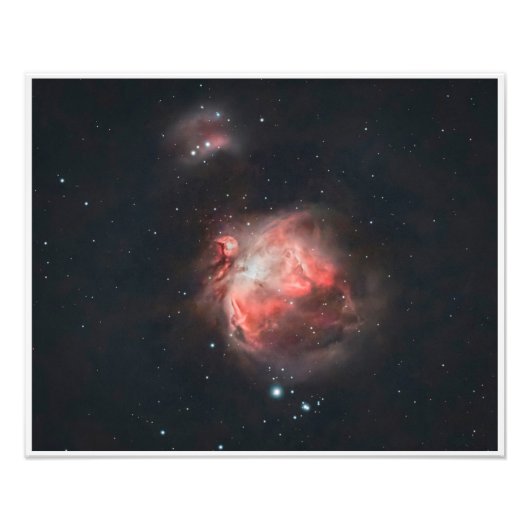 星のゆりかご: オリオン星雲の輝く心臓 フォトプリント            (正面)