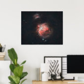 星のゆりかご: オリオン星雲の輝く心臓 ポスター (ホームオフィス)