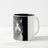 星のような目のセレニティコーヒーマグ ツートーンマグカップ (正面右)