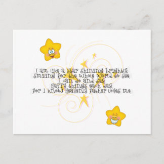 星のように明るく輝くだ ポストカード