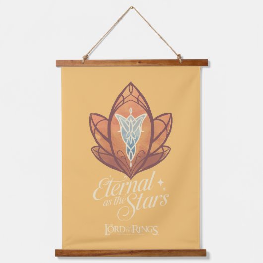 星のように永遠に Evenstar グラフィック 吊り下げ型タペストリー (正面)
