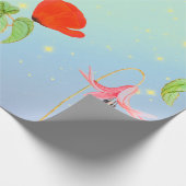 星のように輝くラッピング紙のケシ ラッピングペーパー (角)