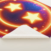 星のように輝く絵文字 シェルパブランケット (3/4)