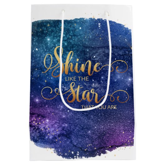 星のように輝く自分が抱き枕 ミディアムペーパーバッグ (裏面)