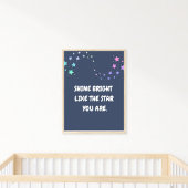 星のように輝く輝く、引用文ポスター ポスター