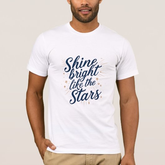 星のように輝く Tシャツ (正面)