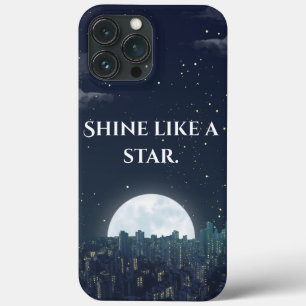 「星のように輝け」夜空の引用文 iPhone 13 Pro Maxケース
