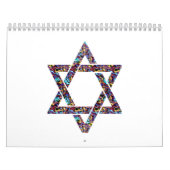 星のろうけつ染め カレンダー (カバー)