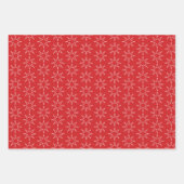 星のアウトライン（白） ラッピングペーパーシート (正面3)