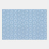 星のアウトライン（白） ラッピングペーパーシート (正面)