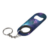 星のイルミネーション：星白熱［赤熱］光を放つ付き星雲 キーホルダー栓抜き (正面アングル)