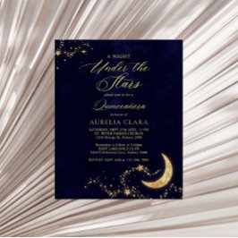 星のエレガント下の夜を予算Quinceaenera