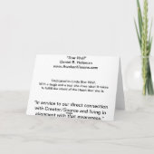 星のオオカミ カード (裏面)