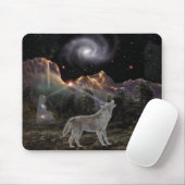 星のオオカミ マウスパッド (マウス)