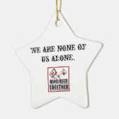 星のオーナメントだけのどれも セラミックオーナメント (左)