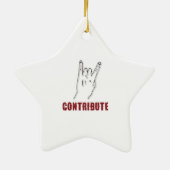 星のオーナメントだけのどれも セラミックオーナメント (裏面)