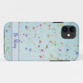 星のカラフルパターンiPhoneケース Case-Mate iPhoneケース (裏面(横))